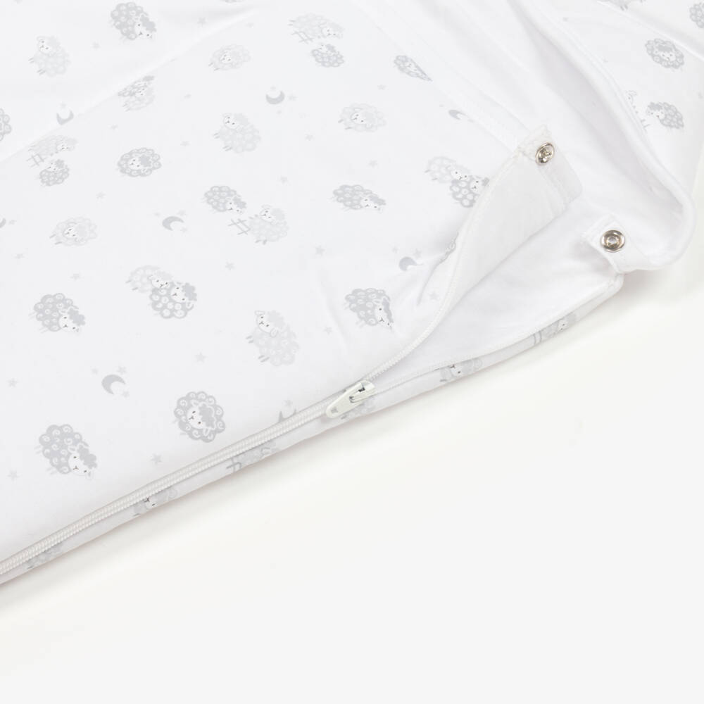 Kissy Kissy-Гнездо из серого и белого хлопка с овечками для мальчиков | Childrensalon Outlet