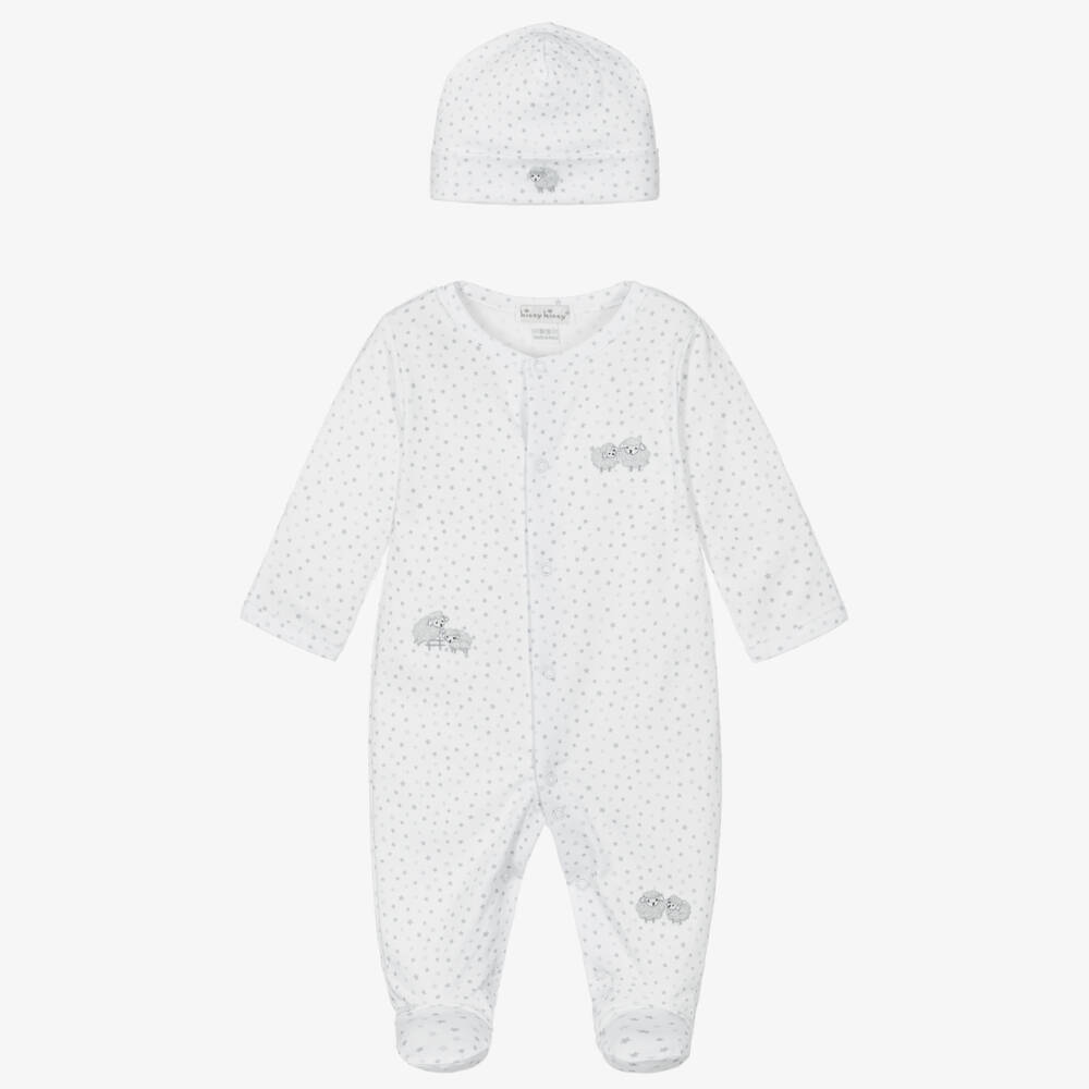 Kissy Kissy-Костюм серый и белый с овечками для мальчиков | Childrensalon Outlet