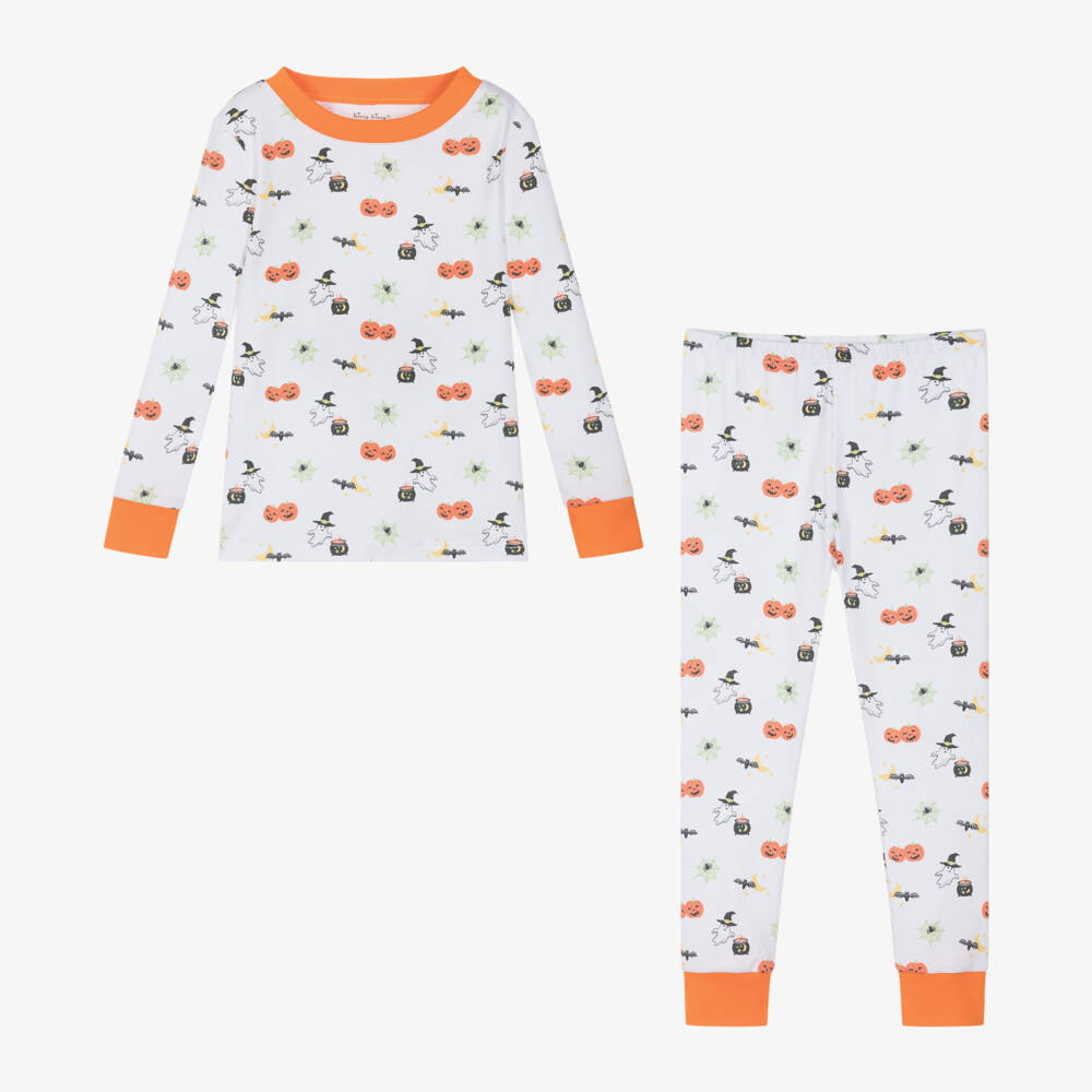 Kissy Kissy-بيجاما هالوين قطن بيما لون أبيض | Childrensalon Outlet