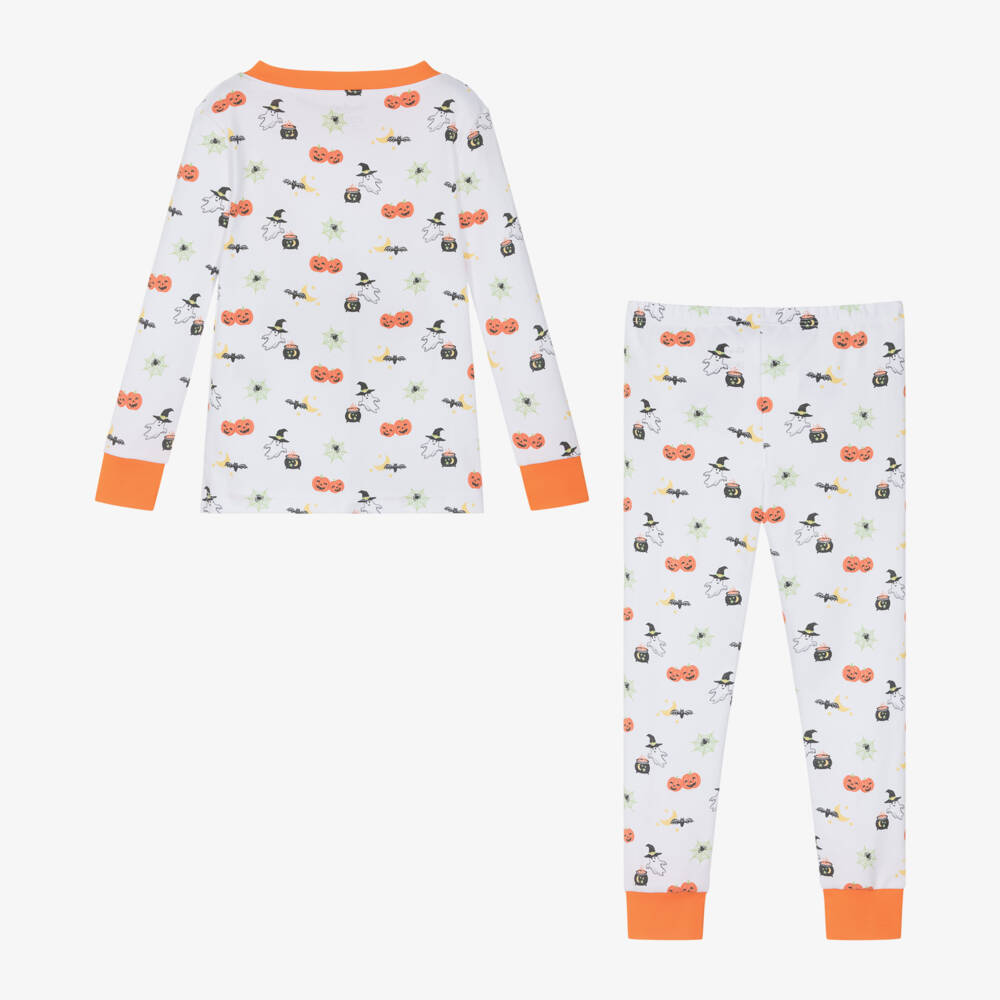 Kissy Kissy-بيجاما هالوين قطن بيما لون أبيض | Childrensalon Outlet