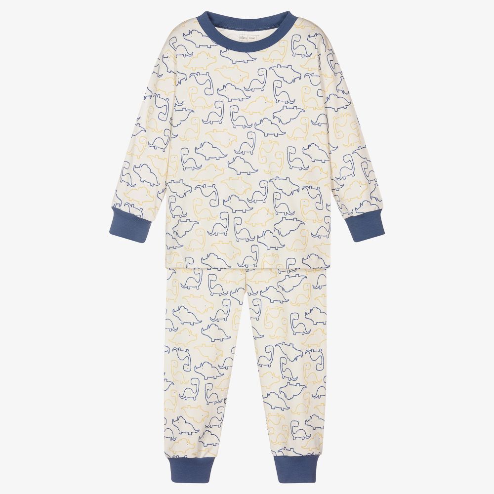Kissy Kissy Boys Ivory Pima Cotton Pyjamas Childrensalon Outlet