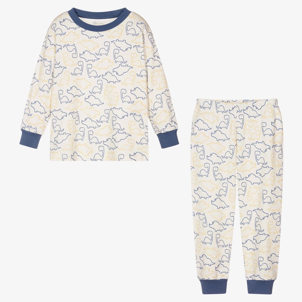 Kissy Kissy-بيجاما قطن بيما لون عاجي للأولاد | Childrensalon Outlet