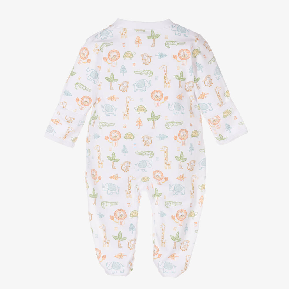 Kissy Kissy-Boys Jungle Safari Cotton Romper | Childrensalon Outlet