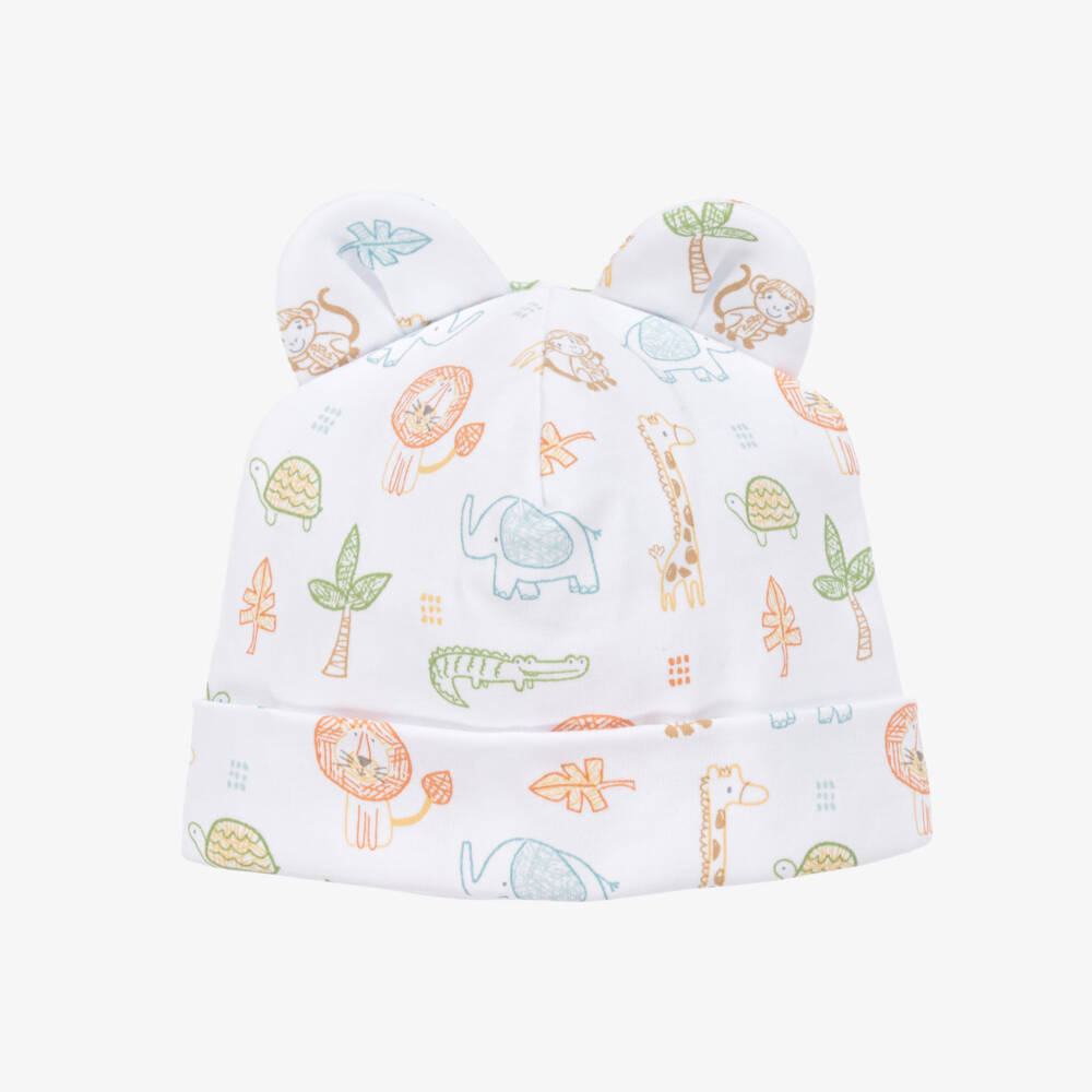 Kissy Kissy-Boys Jungle Safari Soft Cotton Hat | Childrensalon Outlet