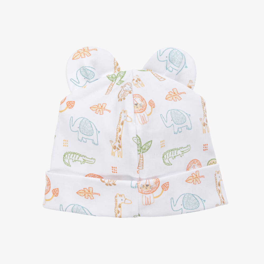 Kissy Kissy-قبعة قطنية ناعمة للأولاد بنقشة سفاري الأدغال | Childrensalon Outlet
