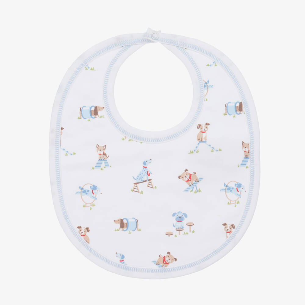 Kissy Kissy-Роскошный нагрудник из пима для мальчиков с щенком | Childrensalon Outlet