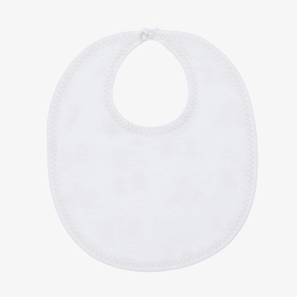 Kissy Kissy-Boys' Pima Cotton Bear Bib | Childrensalon Outlet