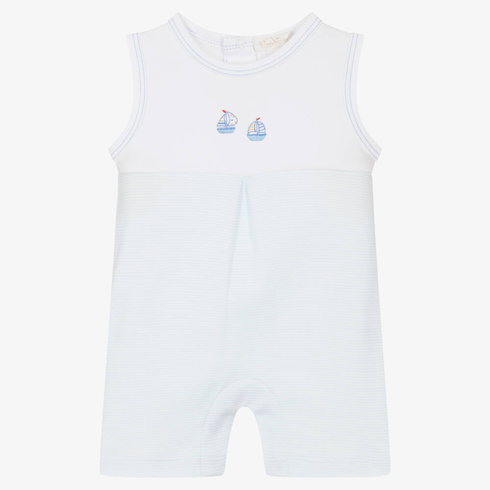 Kissy Kissy - Boys Pima Cotton Boats At Sea Shortie | Childrensalon