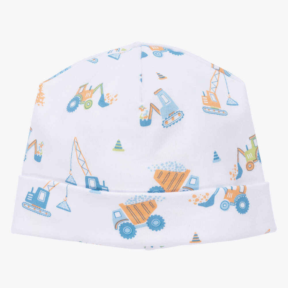 Kissy Kissy - Boys Pima Cotton Construction Convoy Hat | Childrensalon