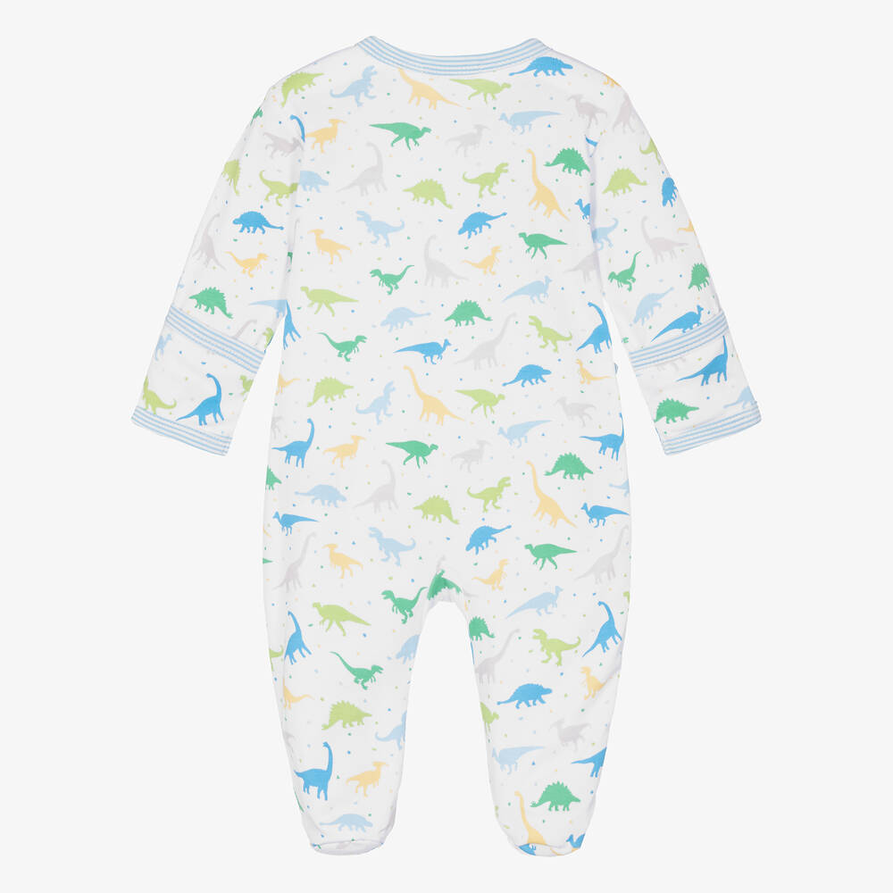 Kissy Kissy-أفرول بيبي غرو قطن بيما لون أبيض للمواليد | Childrensalon Outlet