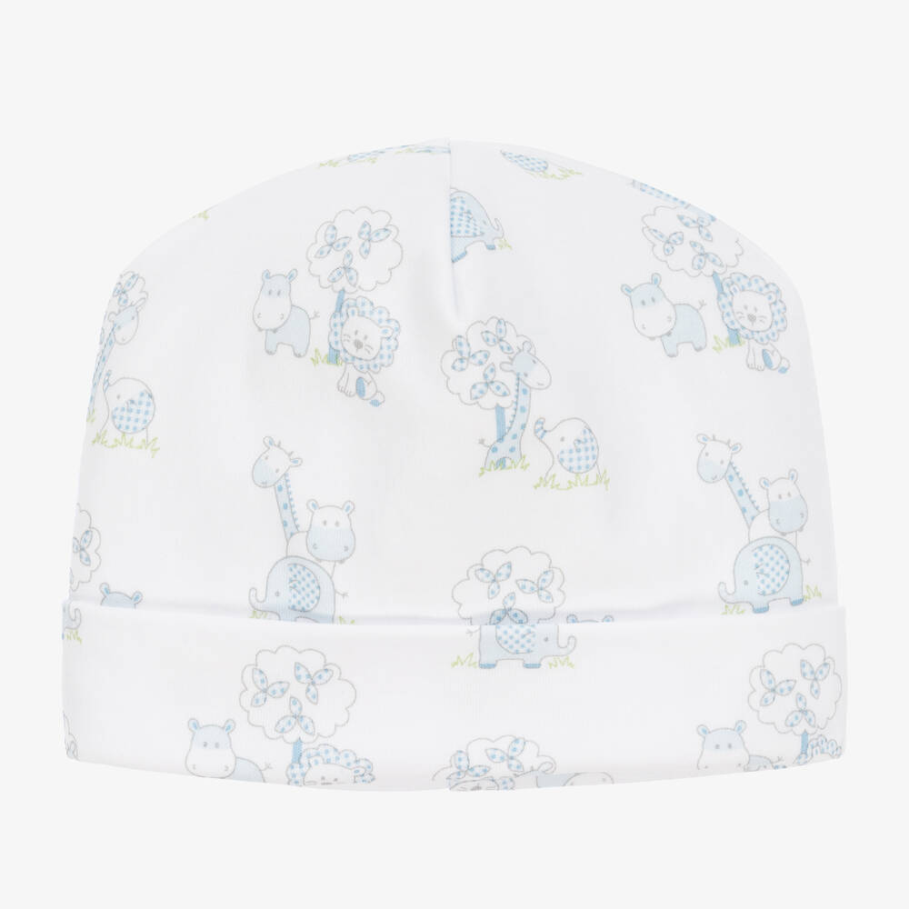 Kissy Kissy-Boys Pima Cotton Gingham Jungle Hat | Childrensalon Outlet