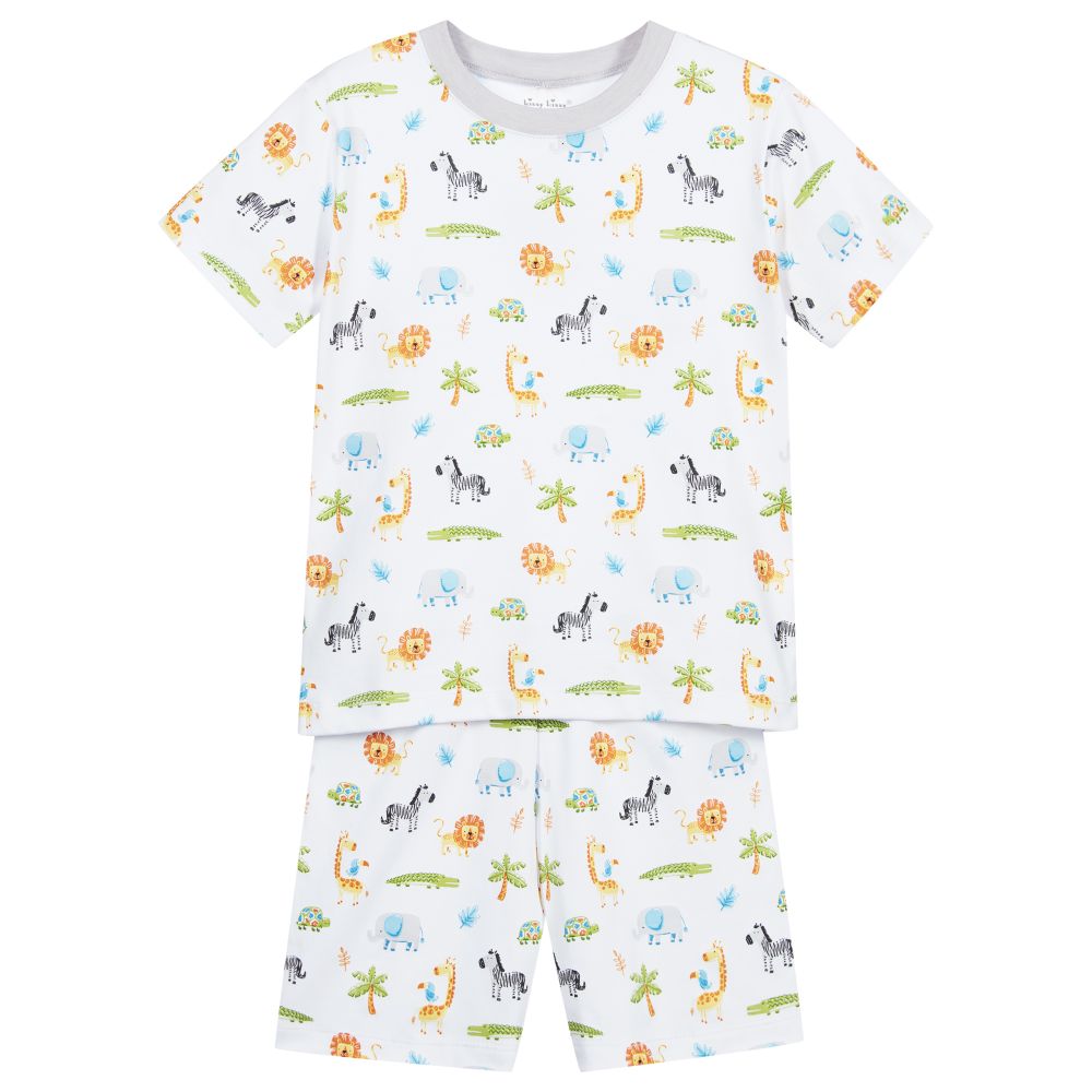 Kissy Kissy - Kurzer Pyjama mit Safari-Print (J) | Childrensalon