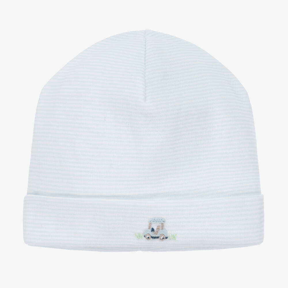 Kissy Kissy-Boys Soft Blue Golf Hat | Childrensalon Outlet