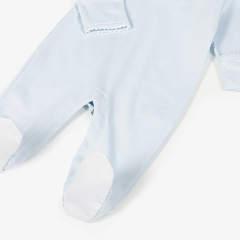 Kissy Kissy-لباس أطفال ناعم أزرق فاتح للأولاد مع تصميم حصان | Childrensalon Outlet