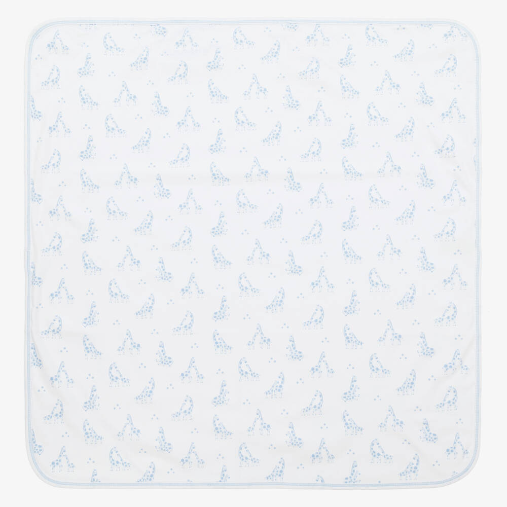 Kissy Kissy-Boys Soft Giraffe Cotton Blanket | Childrensalon Outlet