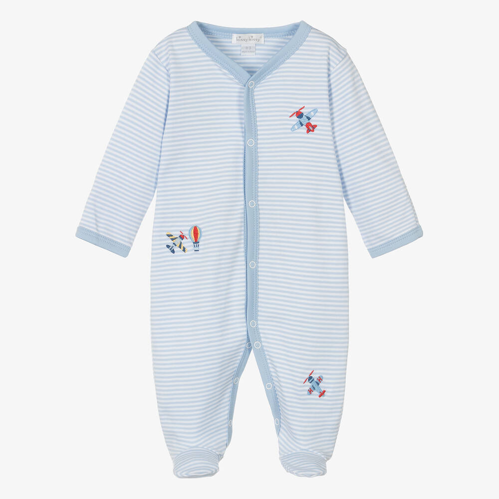 Kissy Kissy-Хлопковый комбинезон в голубую полоску | Childrensalon Outlet