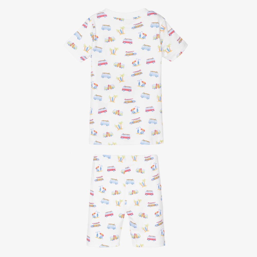 Kissy Kissy-Boys White Beach Van Sleep Set | Childrensalon Outlet