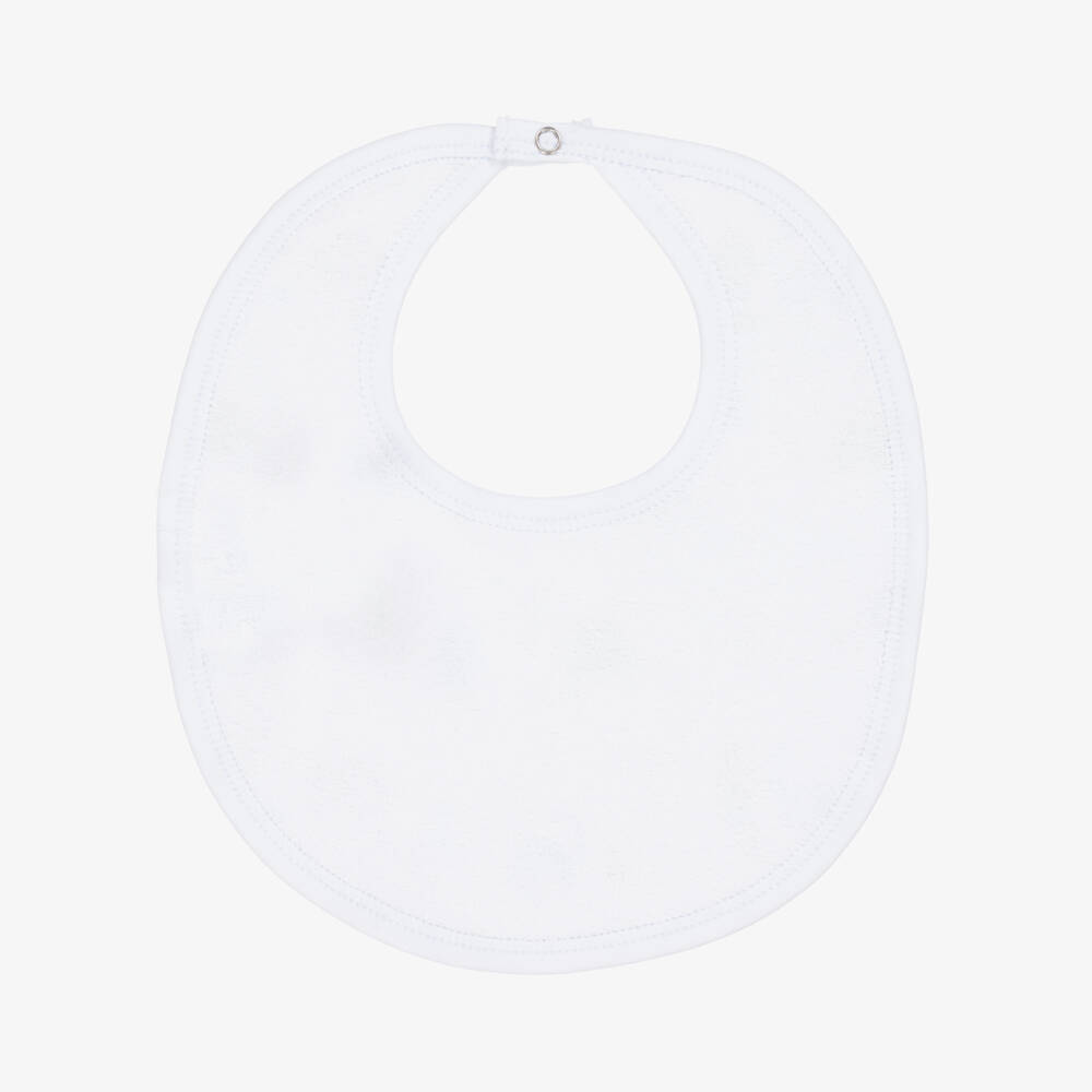 Kissy Kissy-Синий и белый нагрудник с динозаврами для мальчиков | Childrensalon Outlet