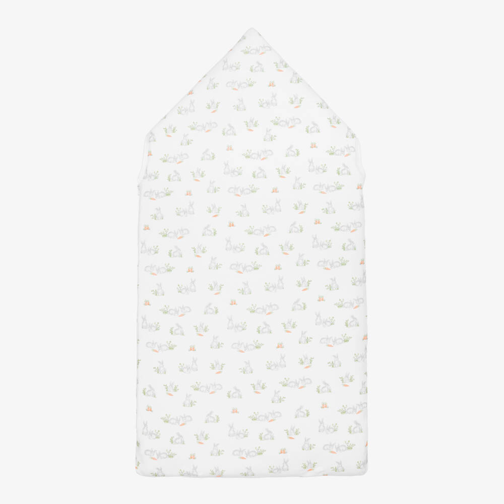 Kissy Kissy-Boys White Bunny Comfort Cocoon | Childrensalon Outlet