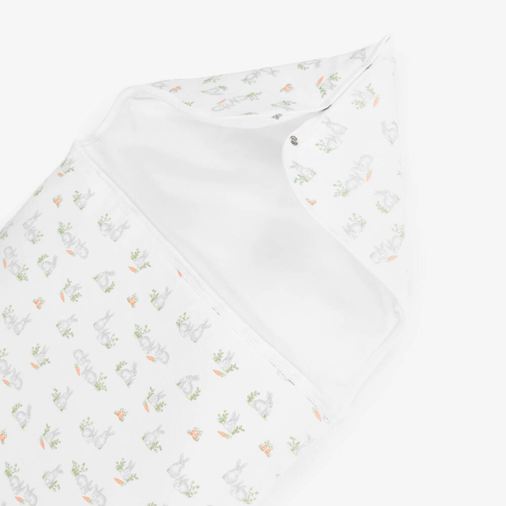 Kissy Kissy-Boys White Bunny Comfort Cocoon | Childrensalon Outlet