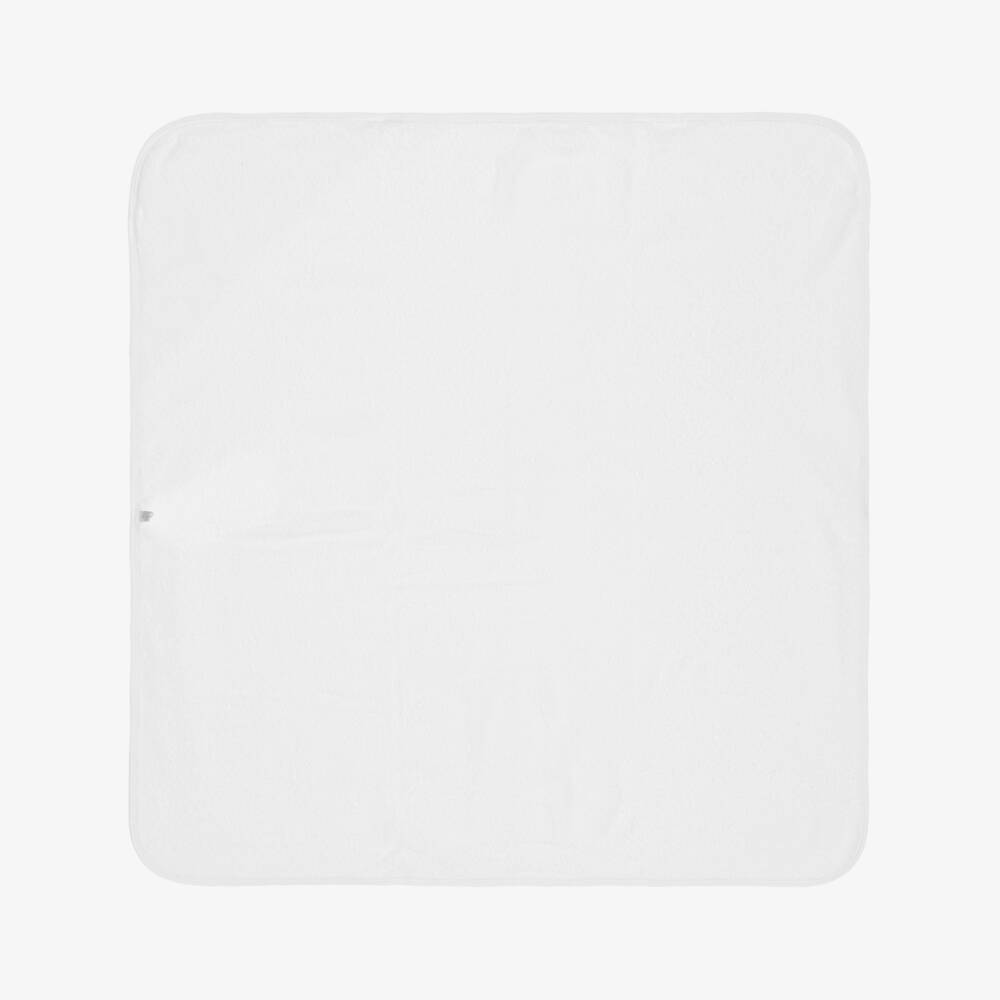 Kissy Kissy-Boys White Cotton Fight The Fire Hooded Towel & Mitt Set | Childrensalon Outlet