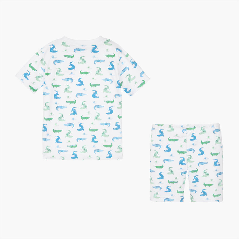 Kissy Kissy-ملابس نوم مغامرات التمساح البيضاء للأولاد | Childrensalon Outlet