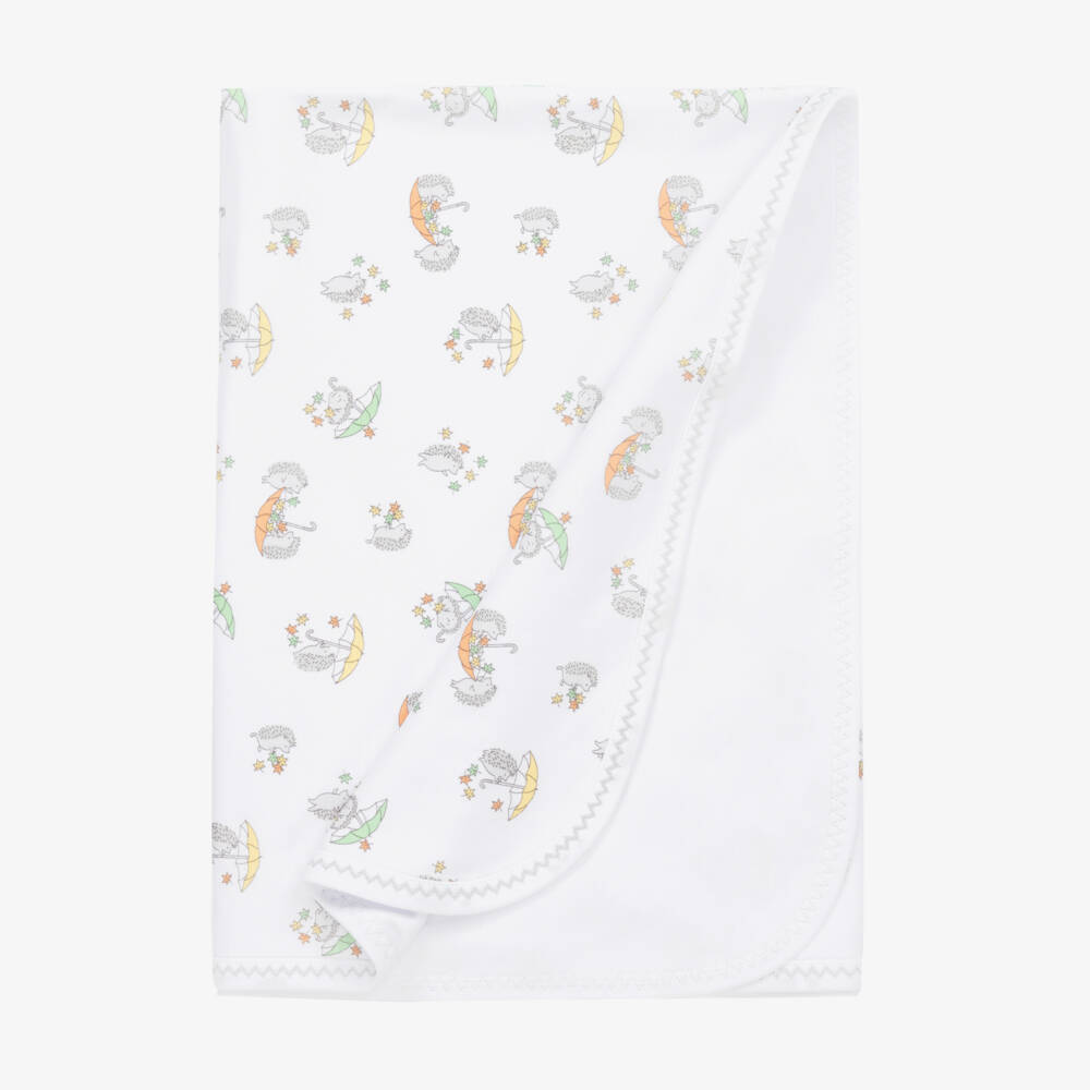 Kissy Kissy-Boys White Hedgehog Blanket | Childrensalon Outlet