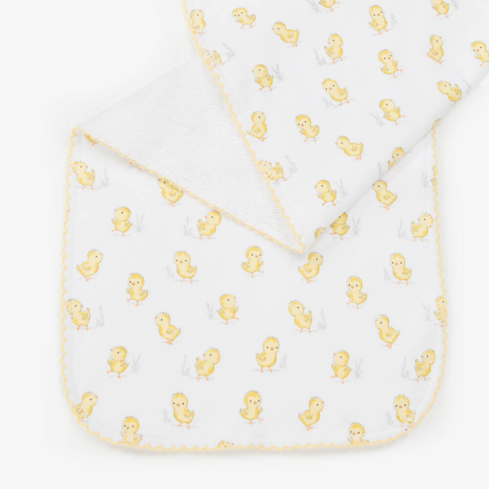 Kissy Kissy-Boys White Pima Chicks Cloth | Childrensalon Outlet