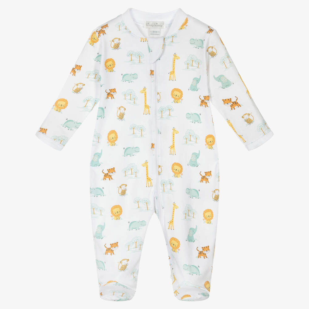 Kissy Kissy-Белый комбинезон из хлопка пима для мальчиков | Childrensalon Outlet