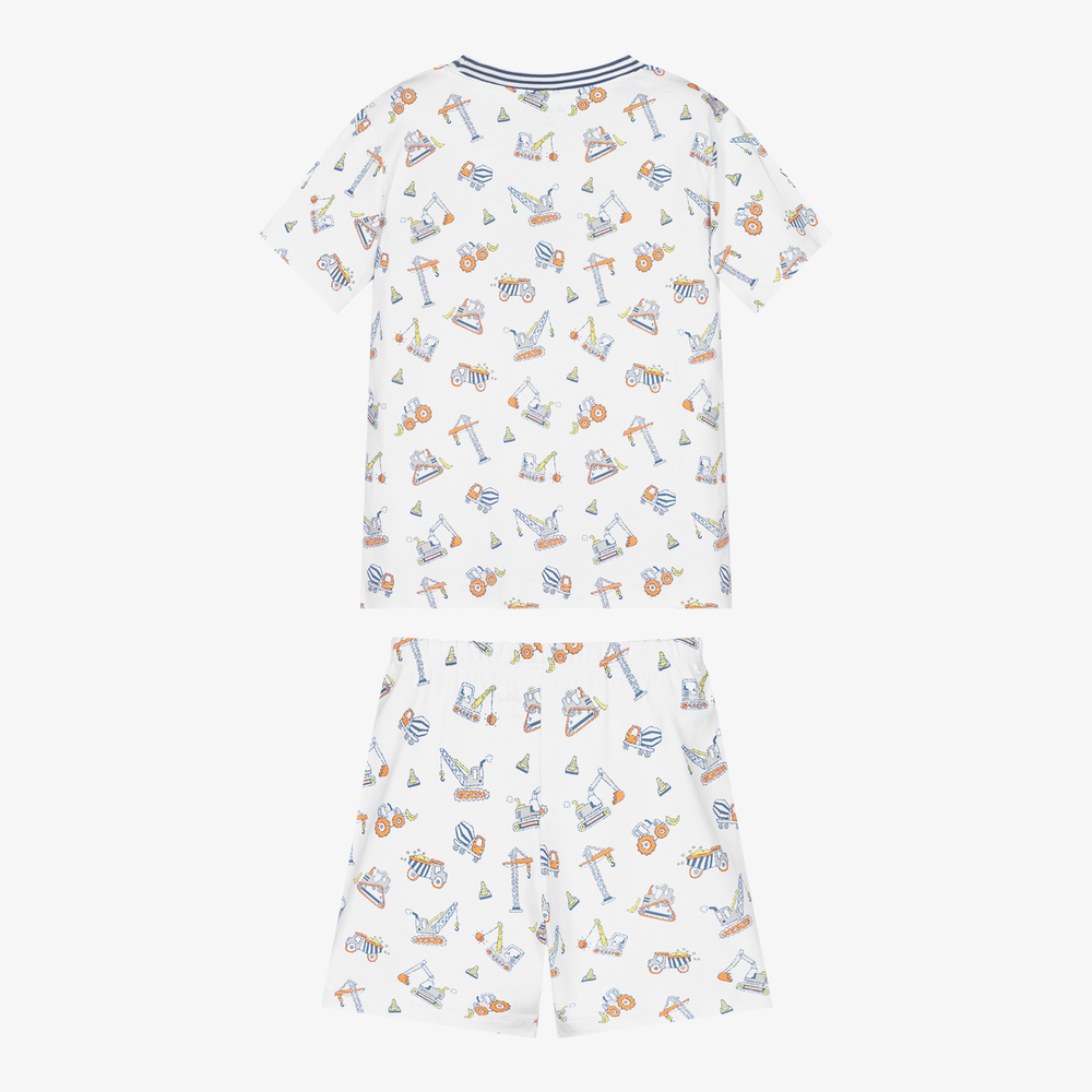 Kissy Kissy-بيجاما قطن بيما لون أبيض للأولاد | Childrensalon Outlet