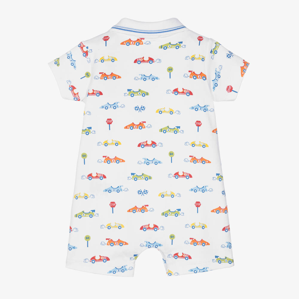 Kissy Kissy-Boys White Sizzling Speedway Shortie | Childrensalon Outlet