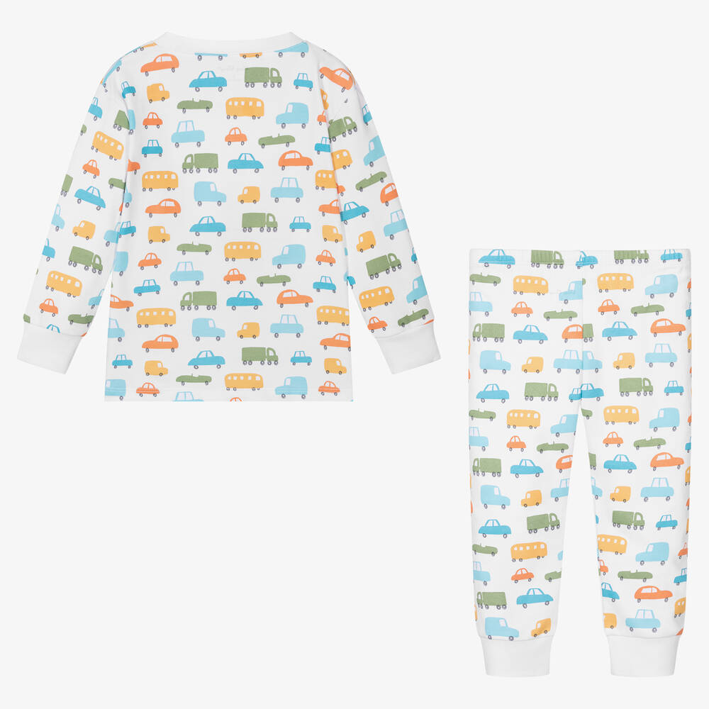 Kissy Kissy-Boys White Traffic Jam Pyjamas | Childrensalon Outlet