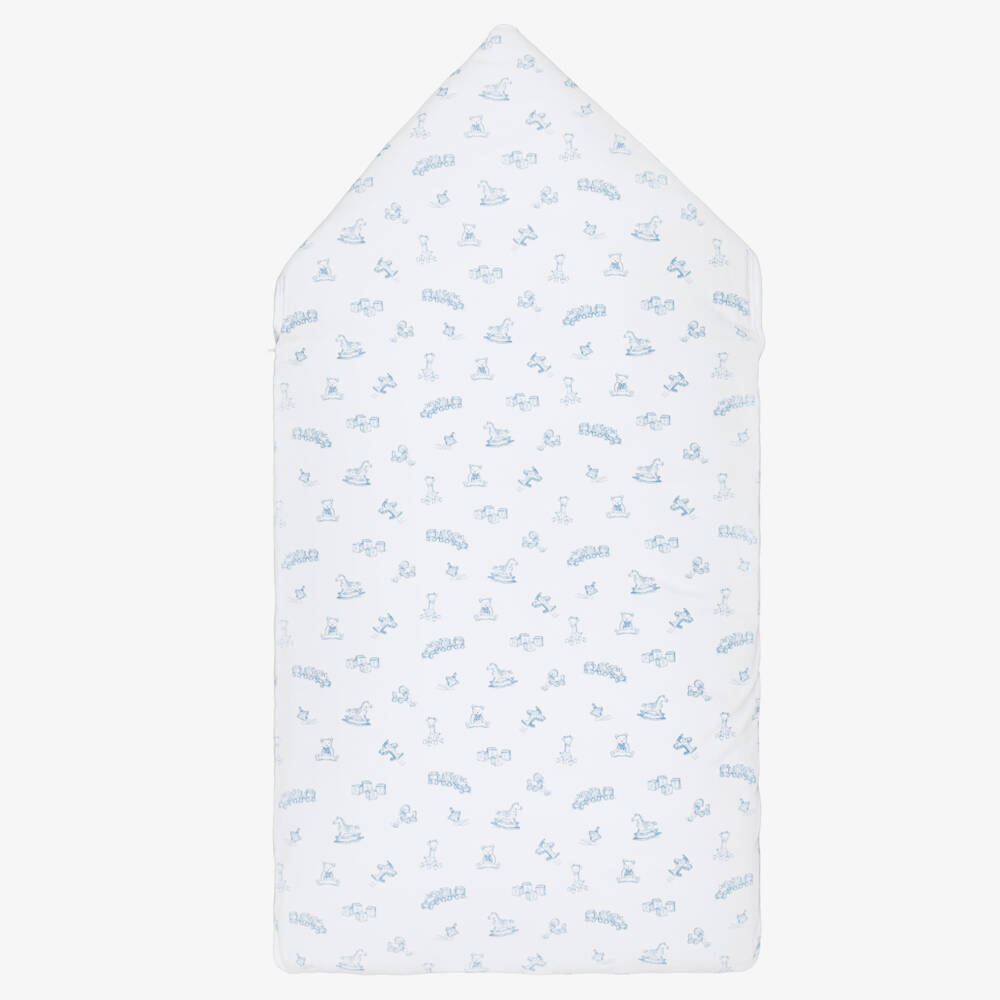 Kissy Kissy-Boys White Vintage Toy Nest (77cm) | Childrensalon Outlet