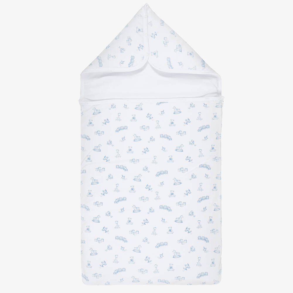 Kissy Kissy-Boys White Vintage Toy Nest (77cm) | Childrensalon Outlet