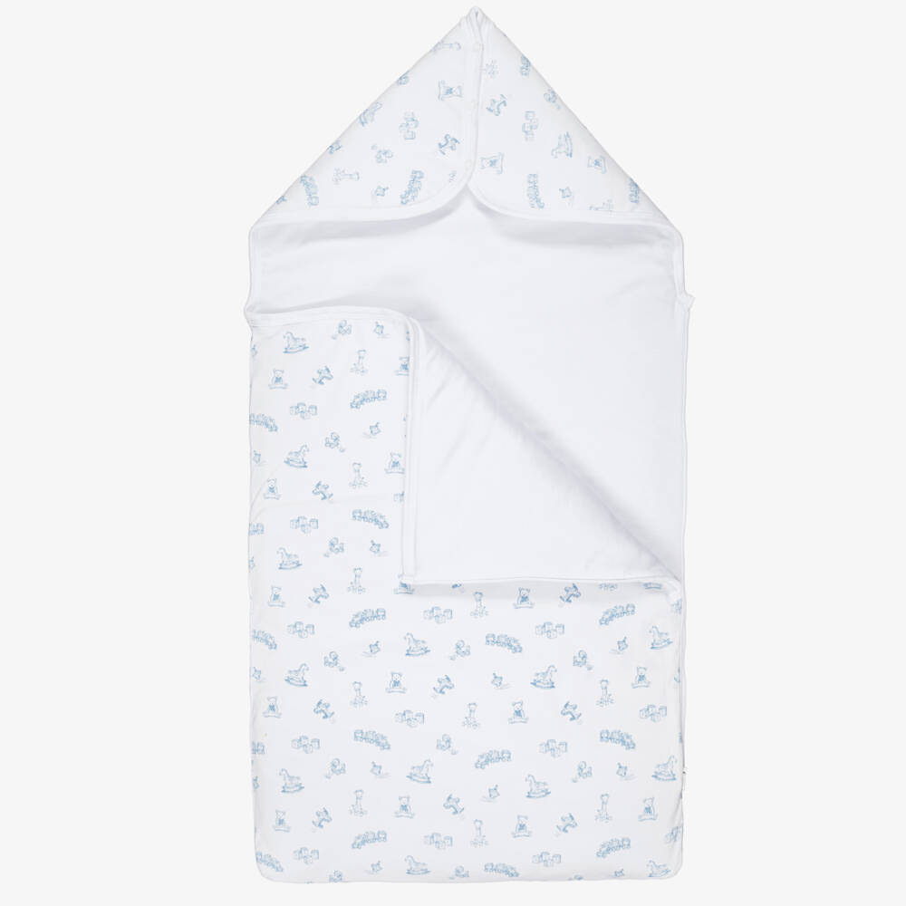 Kissy Kissy-Boys White Vintage Toy Nest (77cm) | Childrensalon Outlet