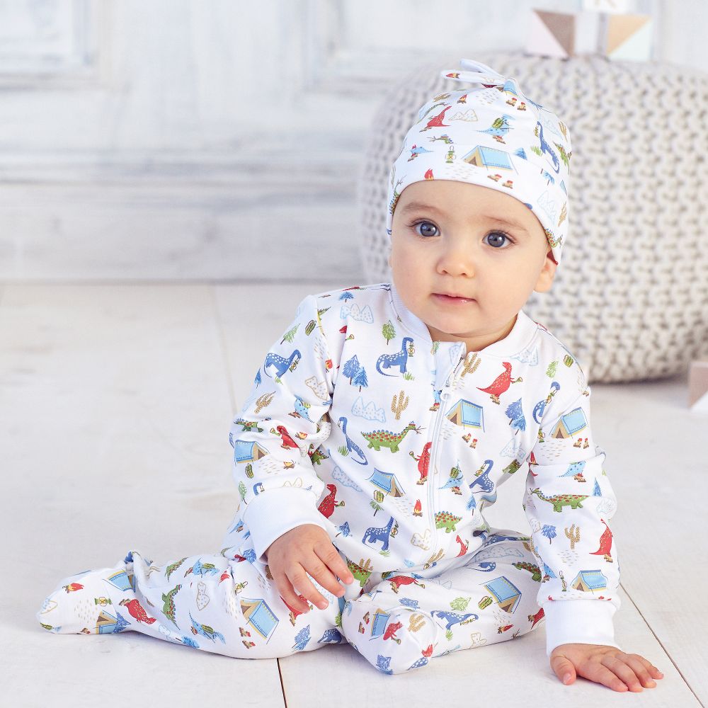 Kissy Kissy Campfire Babygrow & Hat Set Childrensalon Outlet