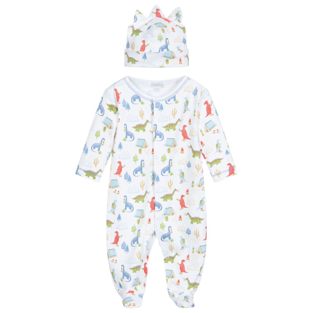 Kissy Kissy - Set aus Strampler und Mütze mit Lagerfeuermotiv | Childrensalon