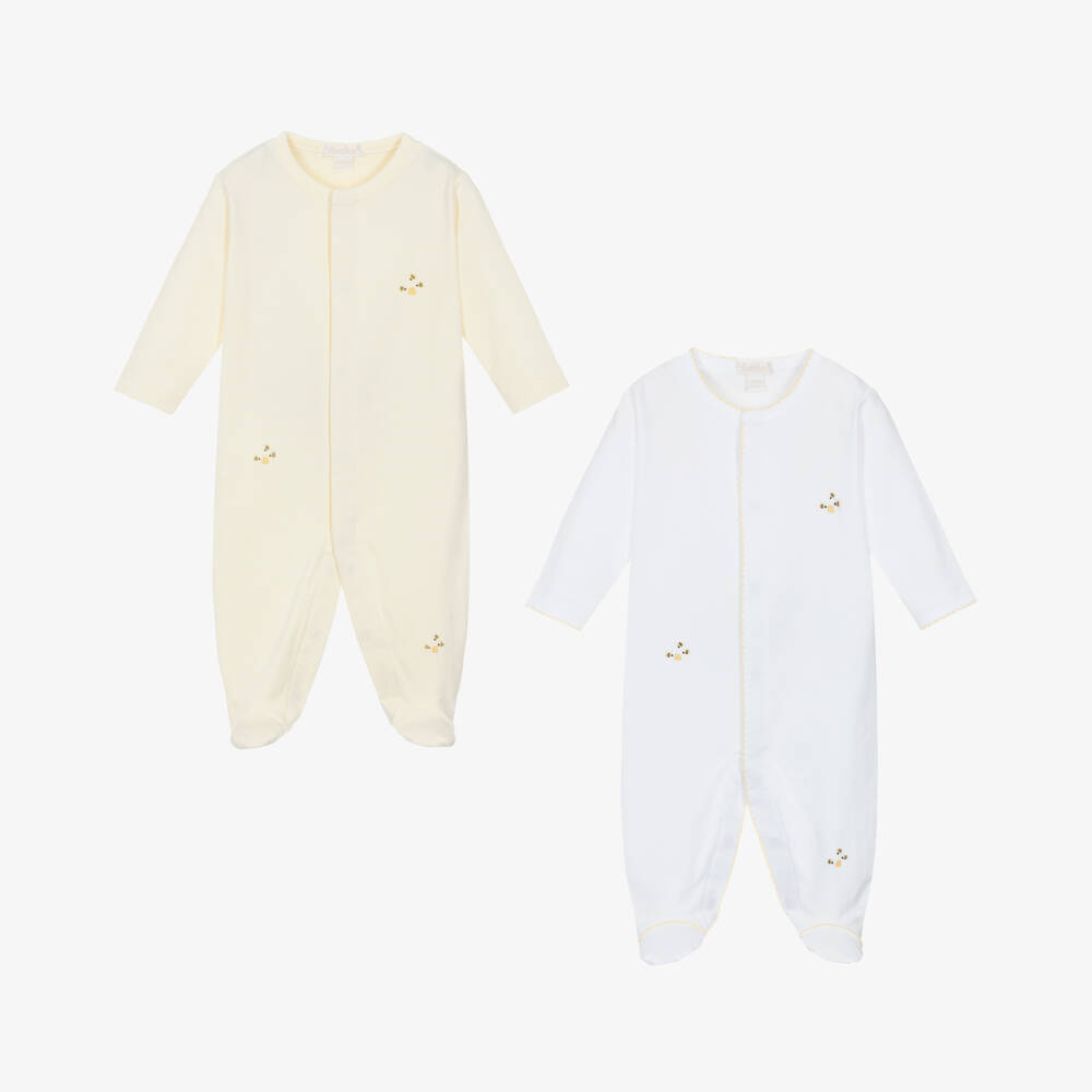 Kissy Kissy-بدلة أطفال قطنية ساحرة بتصميم خلية النحل | Childrensalon Outlet