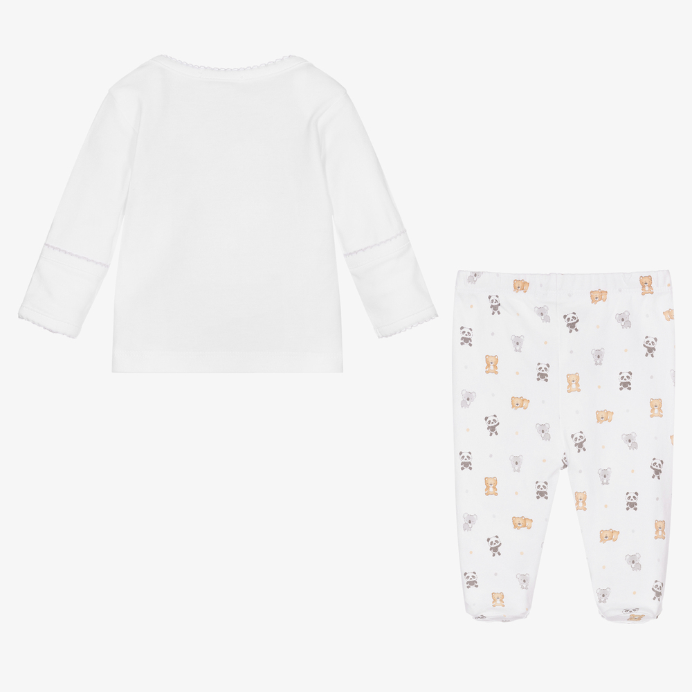 Kissy Kissy-Cotton 2 Piece Cub Babygrow | Childrensalon Outlet