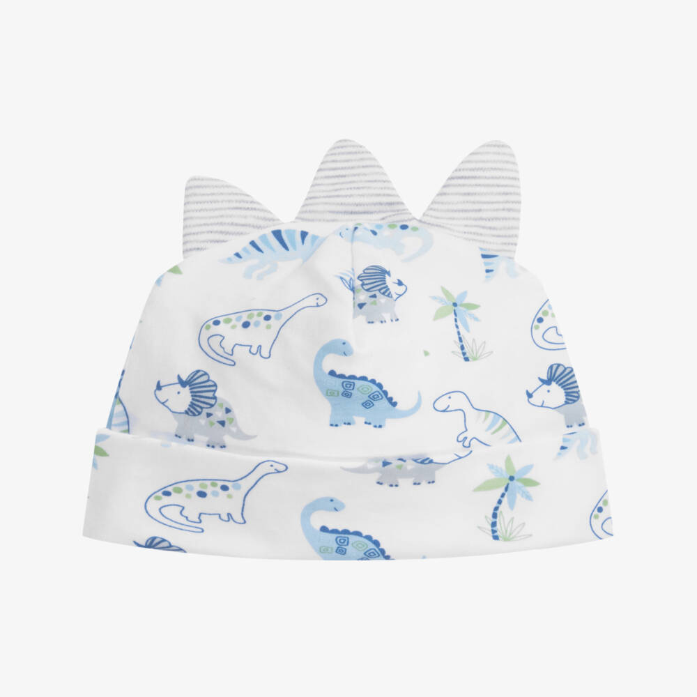 Kissy Kissy-Dino Pima Cotton Baby Hat | Childrensalon Outlet