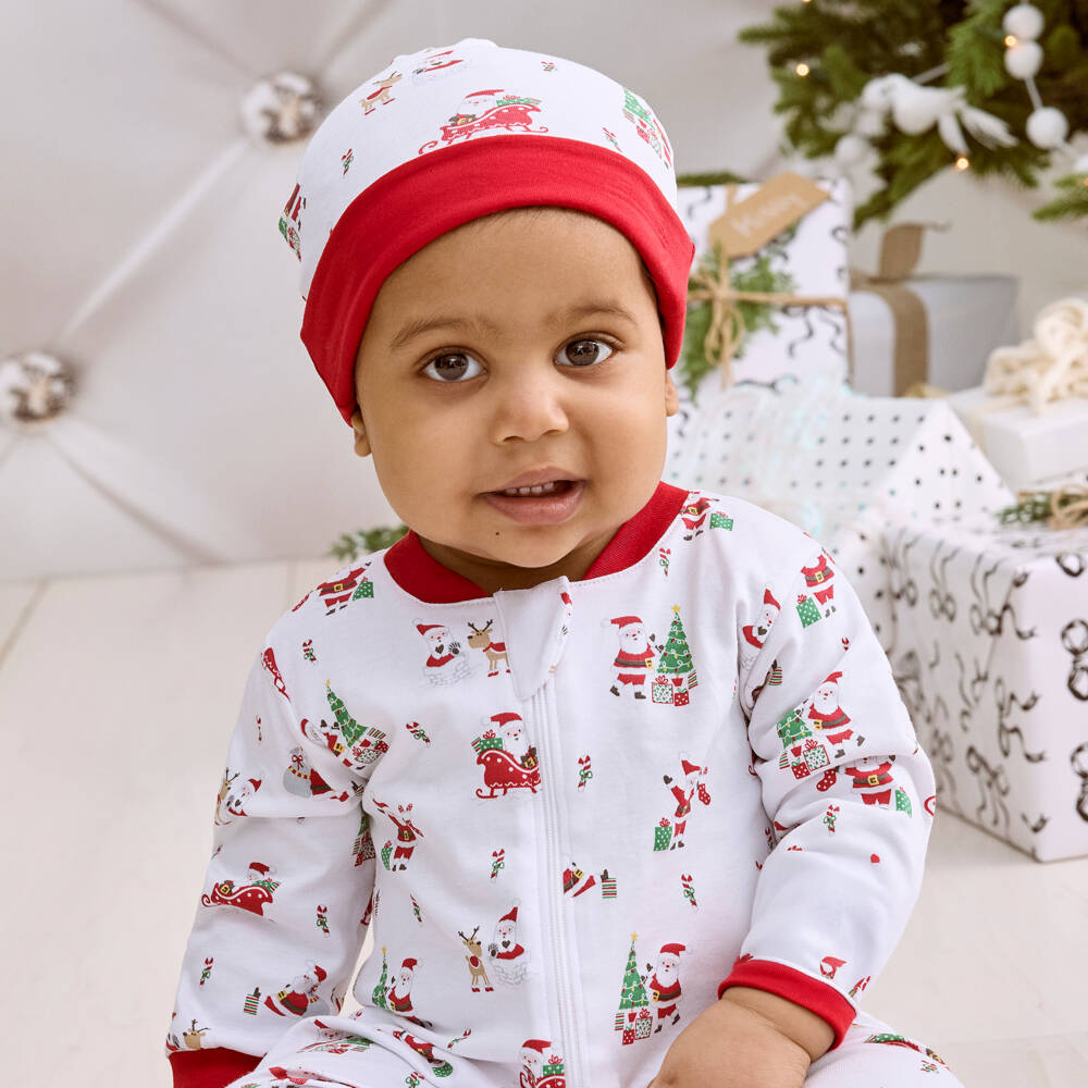 Kissy Kissy-Праздничный красно-белый комбинезон для малышей | Childrensalon Outlet