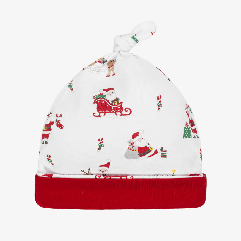 Kissy Kissy-Праздничная шапочка для малышей с красной отделкой на Рождество | Childrensalon Outlet