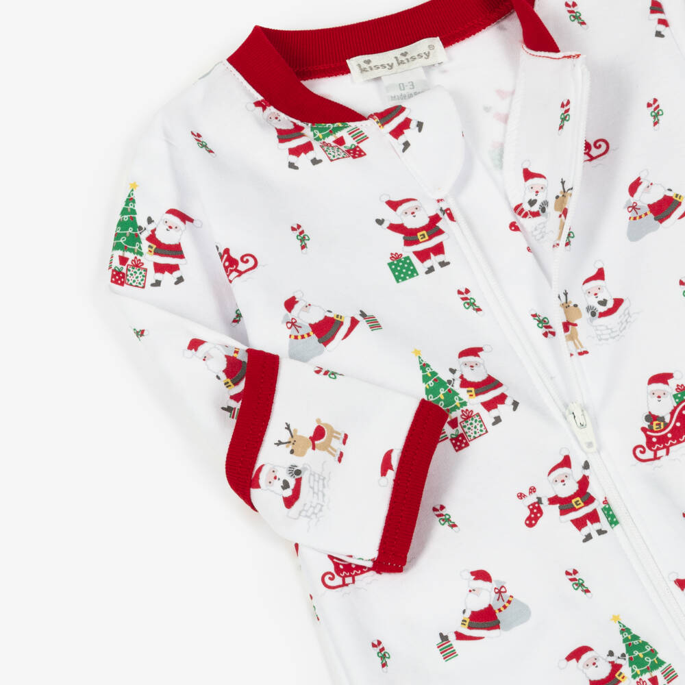 Kissy Kissy-بدلة أطفال احتفالية باللونين الأحمر والأبيض | Childrensalon Outlet