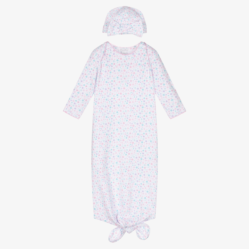 Kissy Kissy - Ensemble robe de nuit et bonnet coton Fiesta | Childrensalon