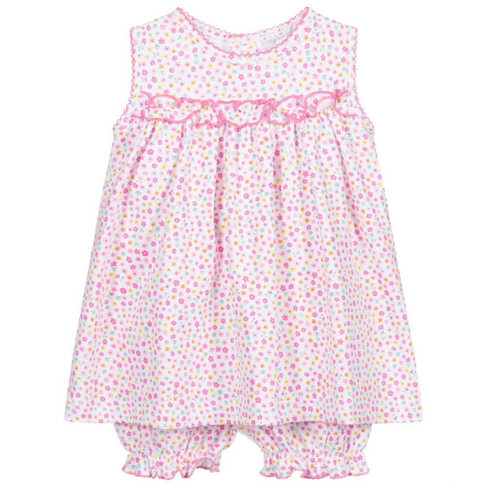 Kissy Kissy-Garden Cotton Dress Set | Childrensalon Outlet