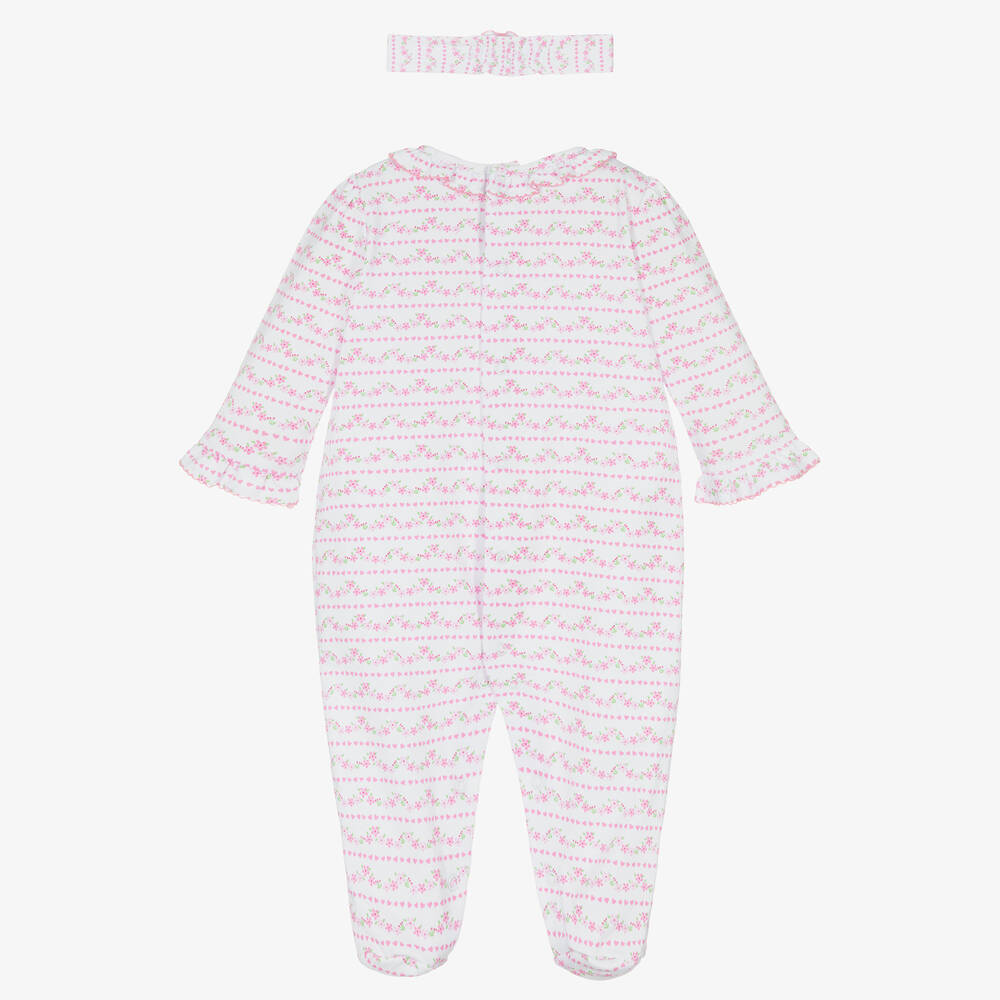 Kissy Kissy-طقم أفرول بيبي غرو لون أبيض للبنات | Childrensalon Outlet