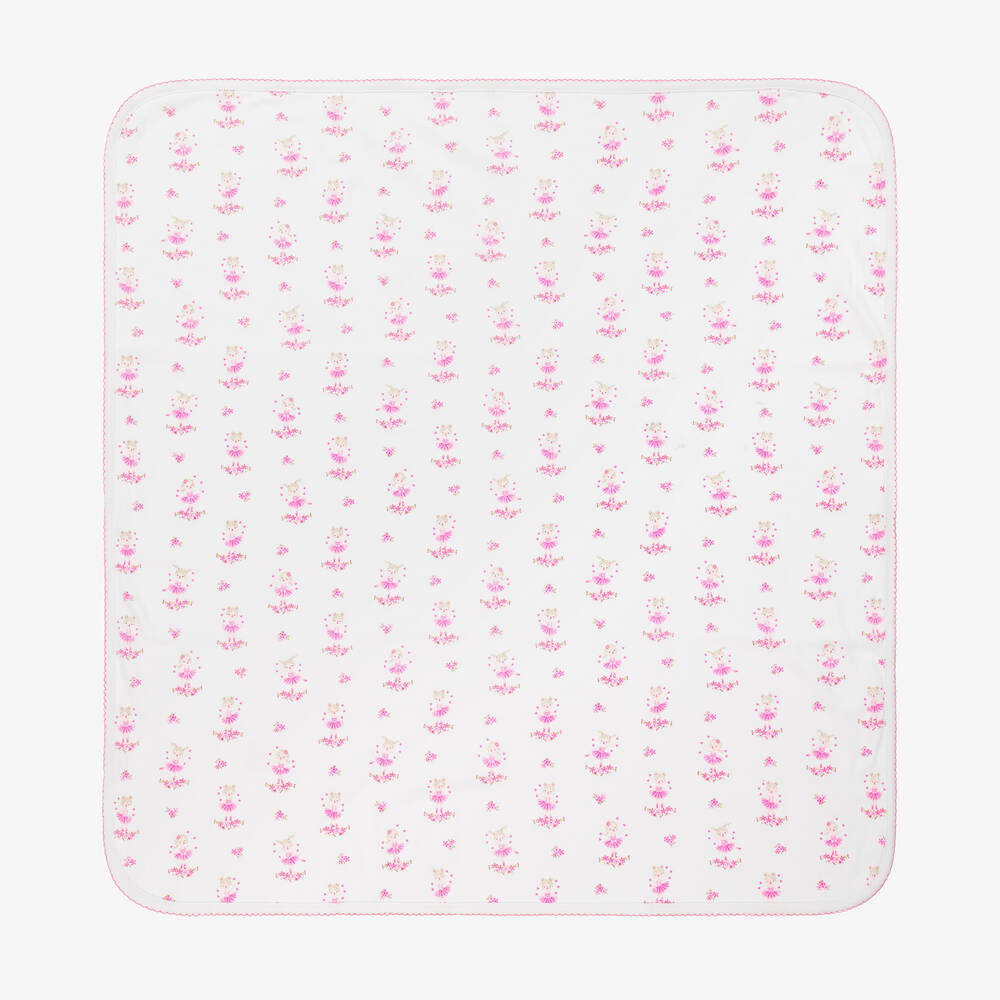 Kissy Kissy - Girls Ballet Blossoms Blanket (73cm) | Childrensalon