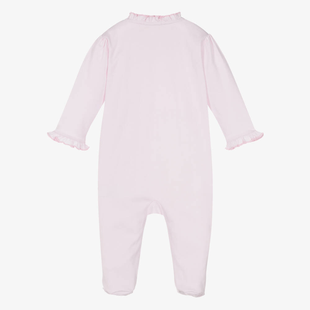Kissy Kissy-Girls Blush Floral Pima Babygrow | Childrensalon Outlet