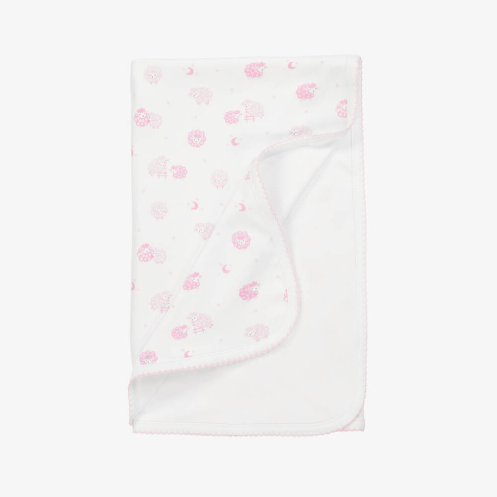 Kissy Kissy-Girls Charming Sheep Pima Blanket | Childrensalon Outlet