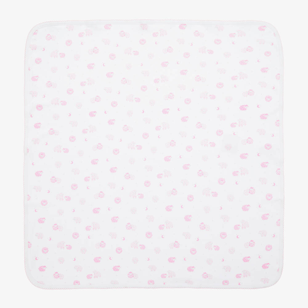 Kissy Kissy-Girls Charming Sheep Pima Blanket | Childrensalon Outlet